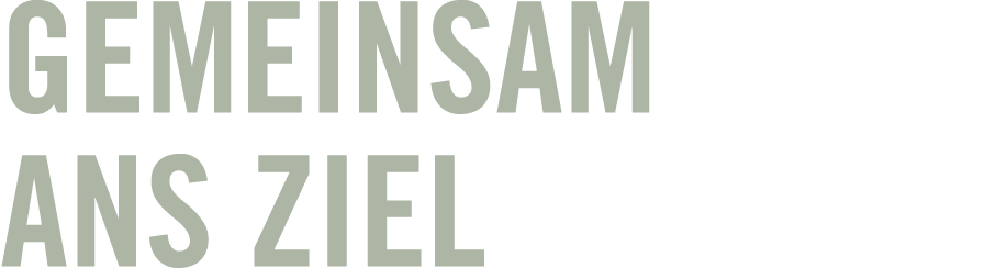 Gemeinsam ans Ziel
